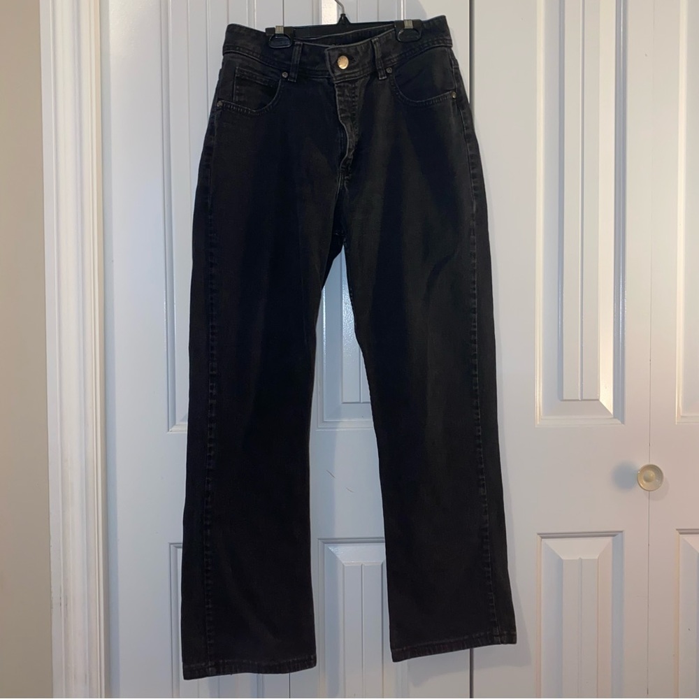 Riders by Lee Classic Black Straight Leg Mid-Rise Jeans 31" Waist